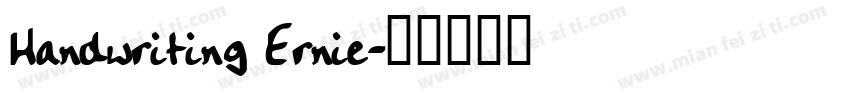 Handwriting Ernie字体转换